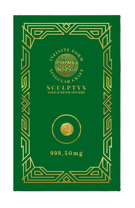 Sculptyx Goldfrac – 24K Micro Bullion | 50 mg | Emblem Series