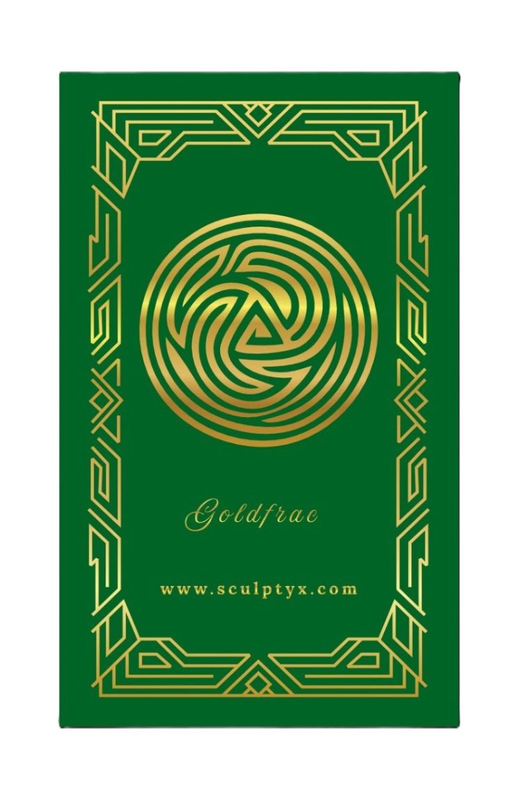 Sculptyx Goldfrac – 22K Micro Bullion | 50 mg | Emblem Edition